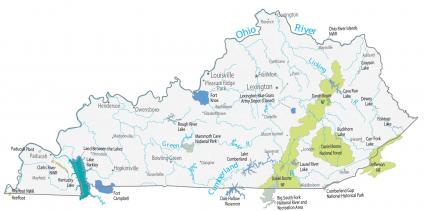 Kentucky State Map 425x211 