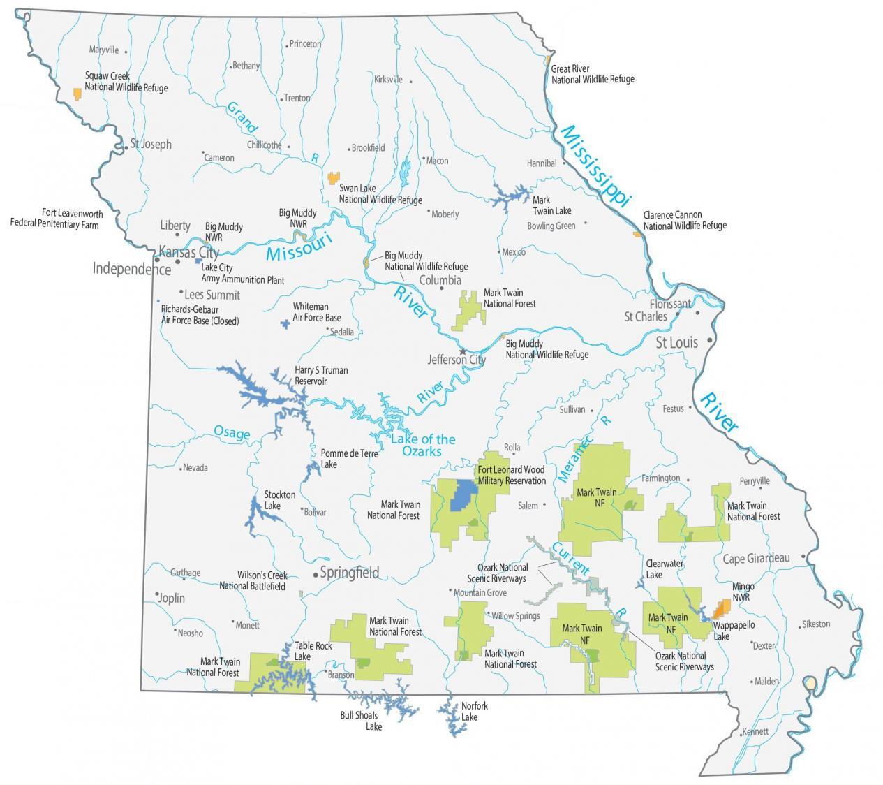 Missouri State Map