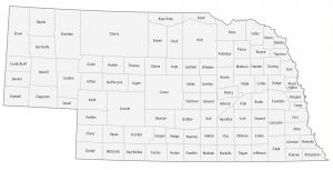 Nebraska County Map