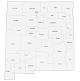 New Mexico County Map