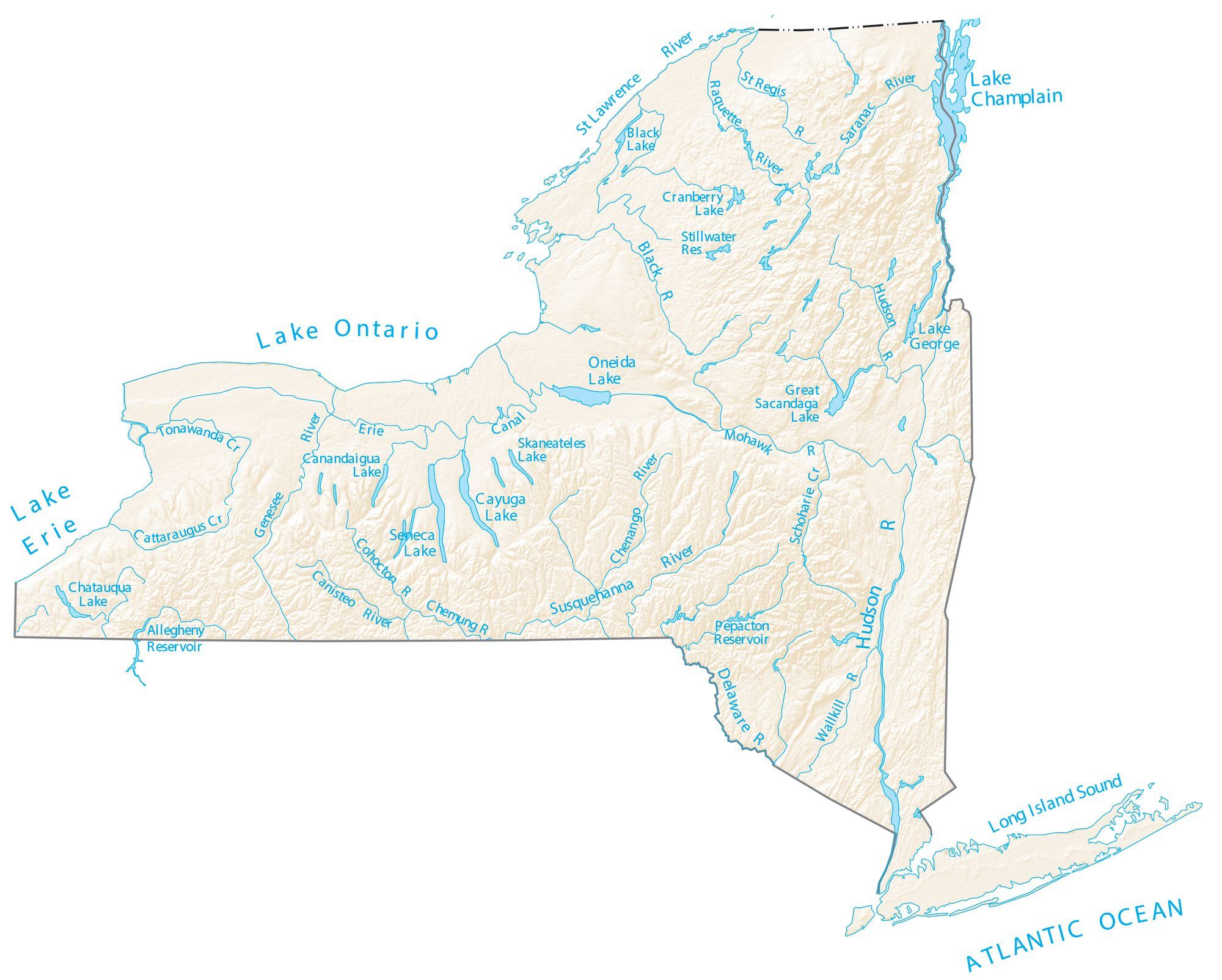 Map of New York City - GIS Geography