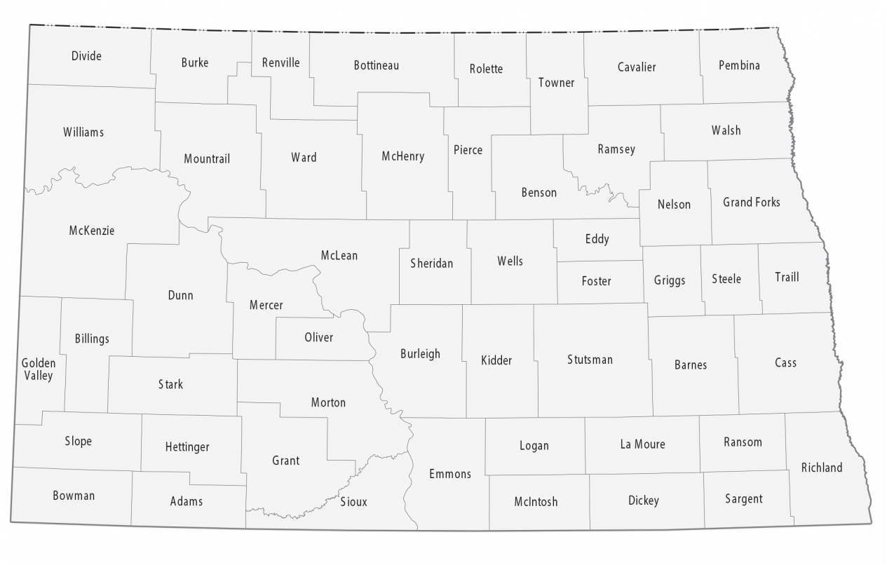 Ransom County Nd Gis North Dakota County Map - Gis Geography