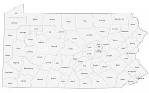 Pennsylvania County Map