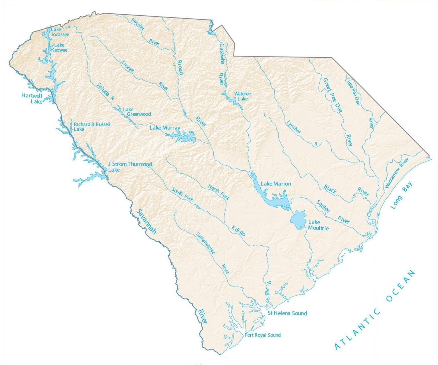 what river is the capital of south carolina located on