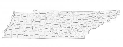Map of Tennessee - Cities and Roads - GIS Geography