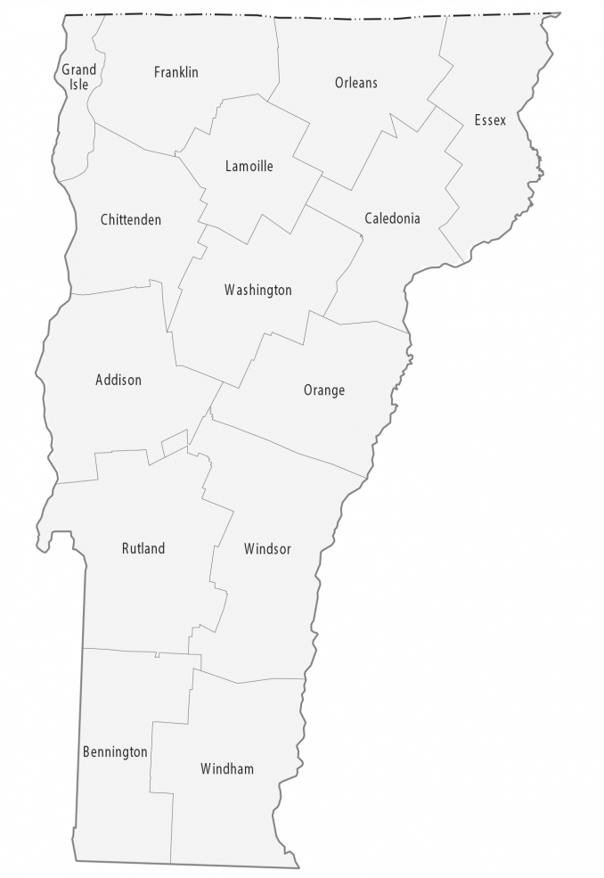 Windsor County Vt Gis Vermont County Map - Gis Geography