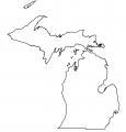 Michigan Outline Map