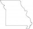 Missouri Outline Map