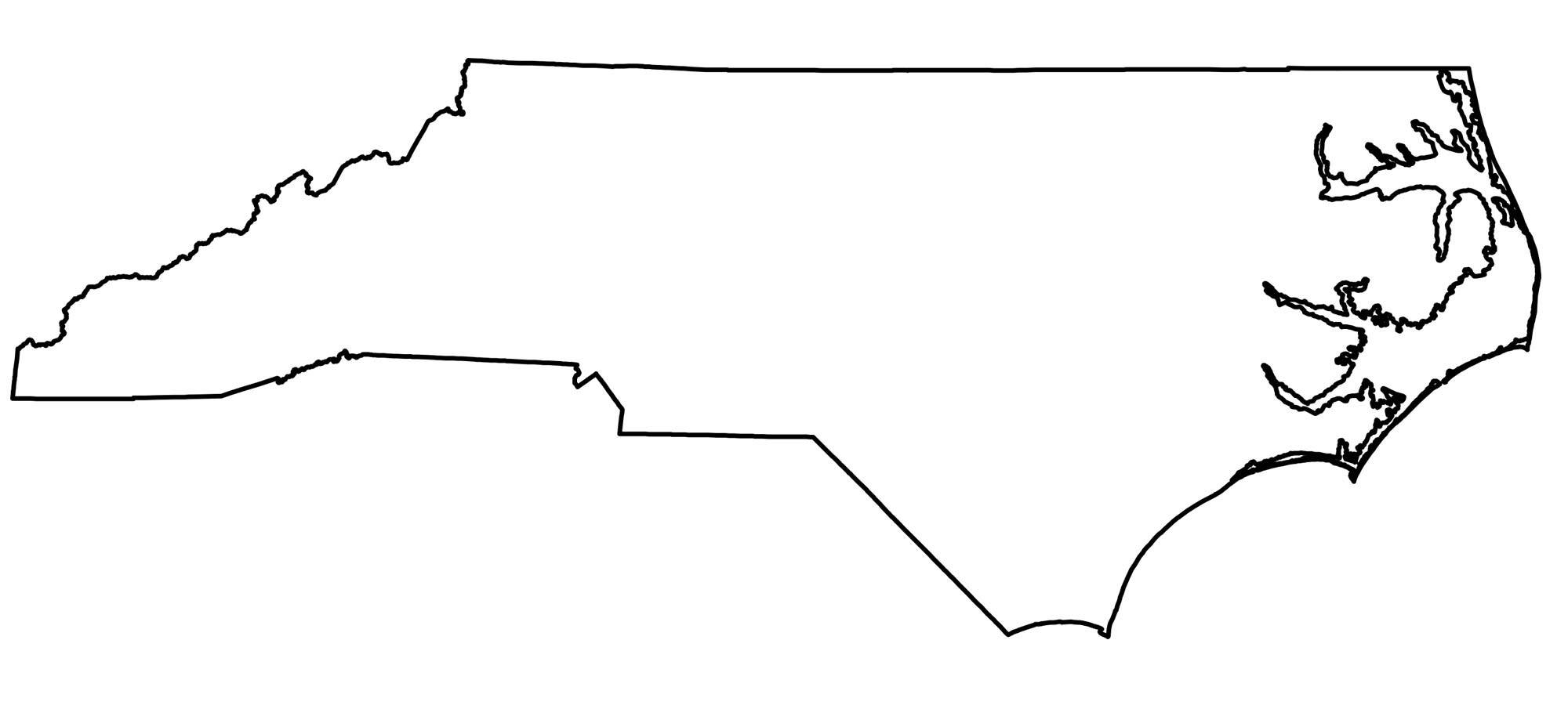 Printable Outline Of North Carolina Printable Word Searches