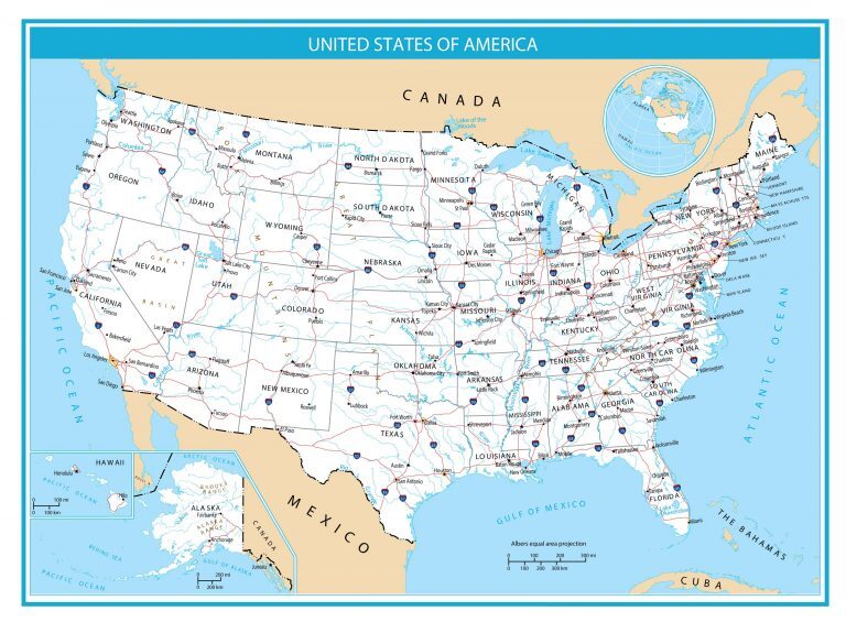 US Map General Reference