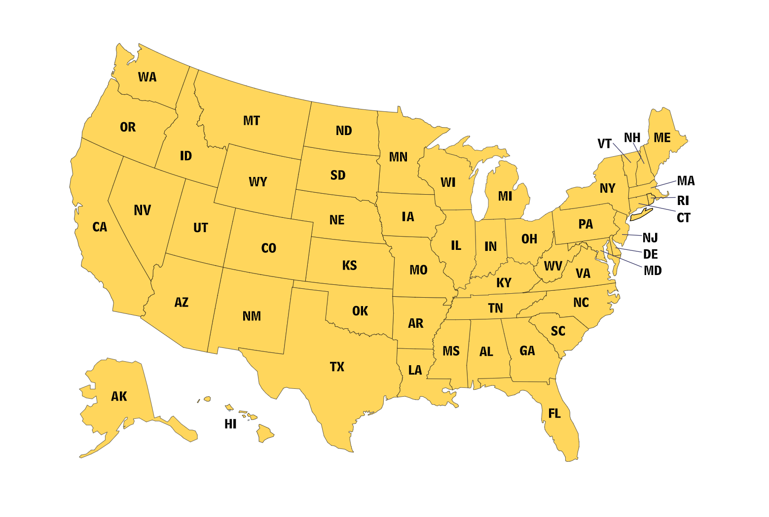 united states map with capitals gis geography