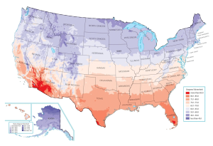 US Temperature Map Feature