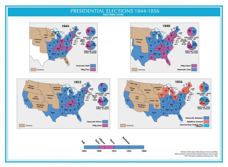 United States Presidential Elections 1844-1856