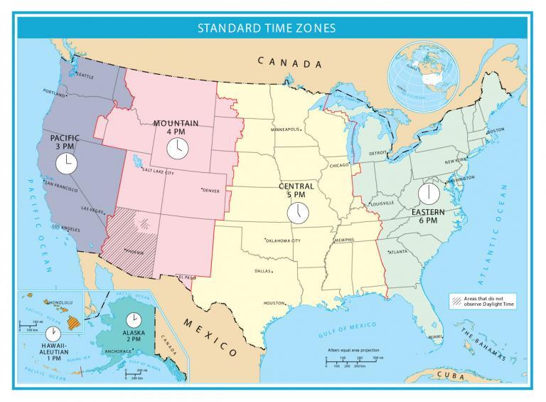 United States Time Zones