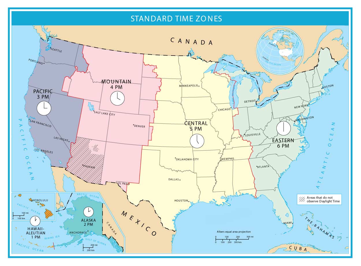 United States Time Zones