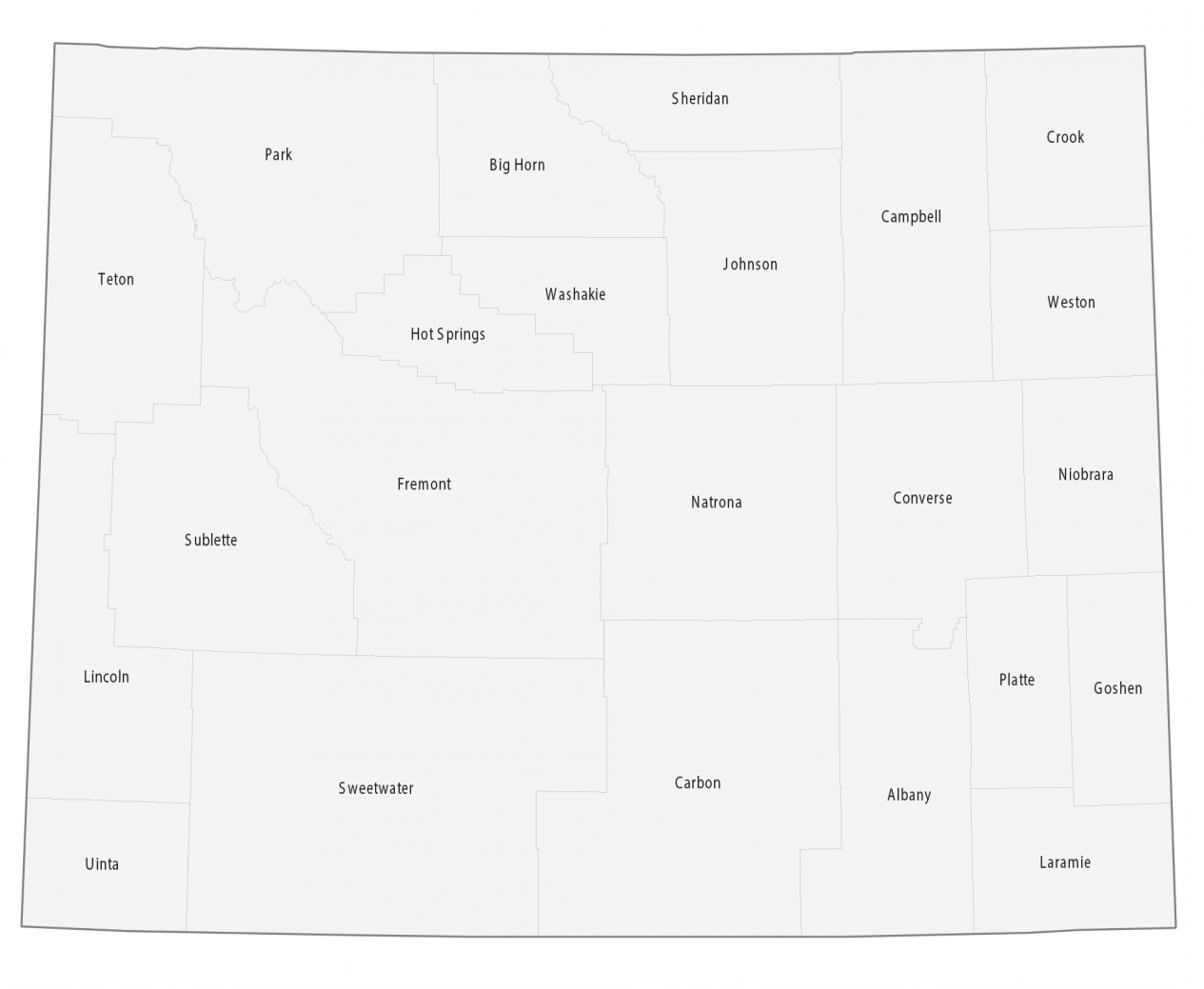 Carbon County Wy Gis Wyoming County Map - Gis Geography