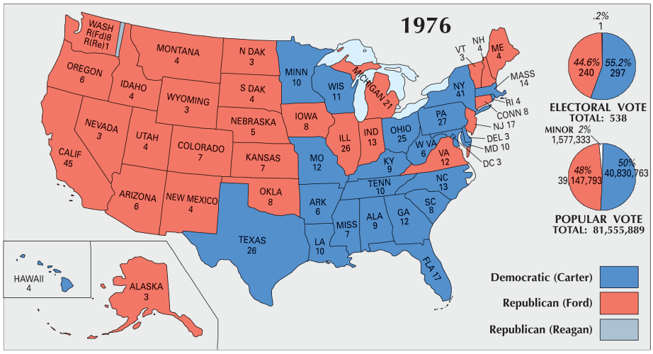 Ronald Reagan Electoral Map 1984