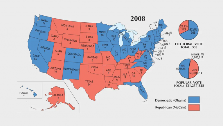 The Presidential Election Map Collection of America