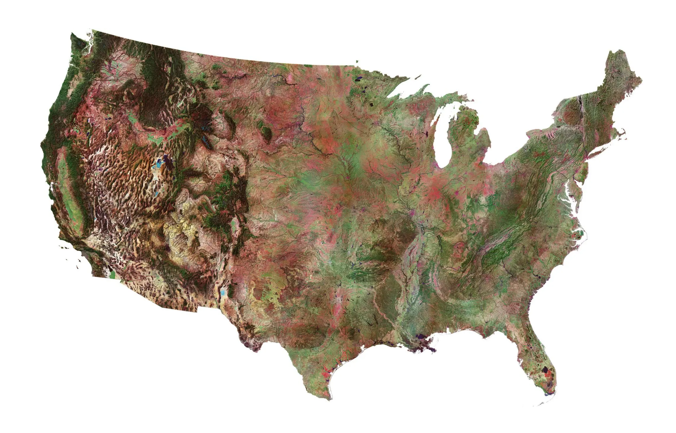 US Satellite Image