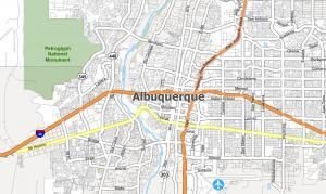Albuquerque Map, New Mexico