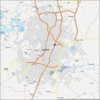 Austin Map Texas