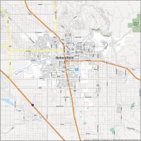 Bakersfield Road Map