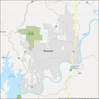 Branson Map Missouri