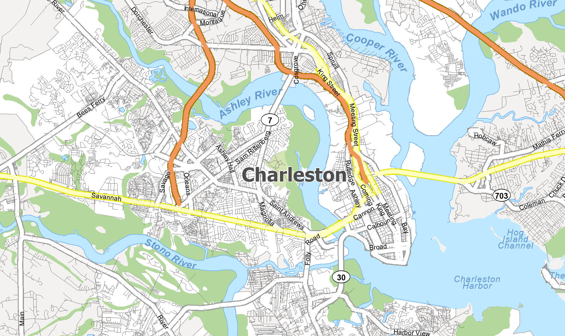 Charleston Map Feature 