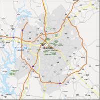 Charlotte Map North Carolina