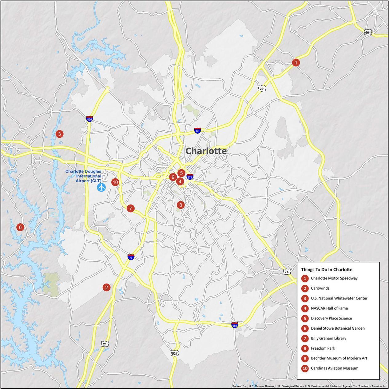 Charlotte, North Carolina - WorldAtlas