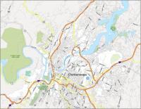 thumbnail image 2 of Tennessee County Map - Editable PowerPoint Maps 2 of 9