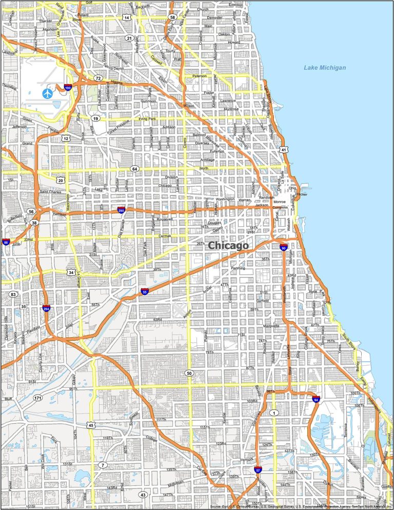 Chicago Road Map 768x994 