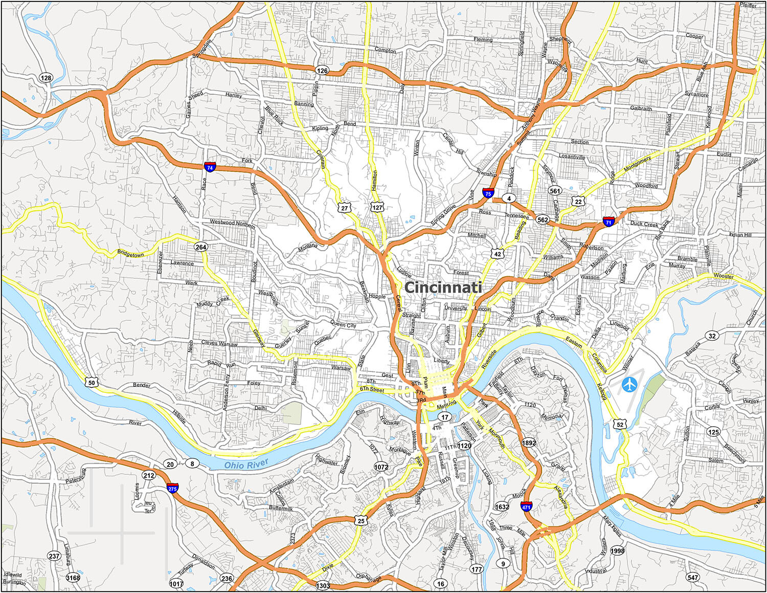 Printable Us Map Template Usa Map With States United Interstate 