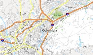 Columbia South Carolina Map