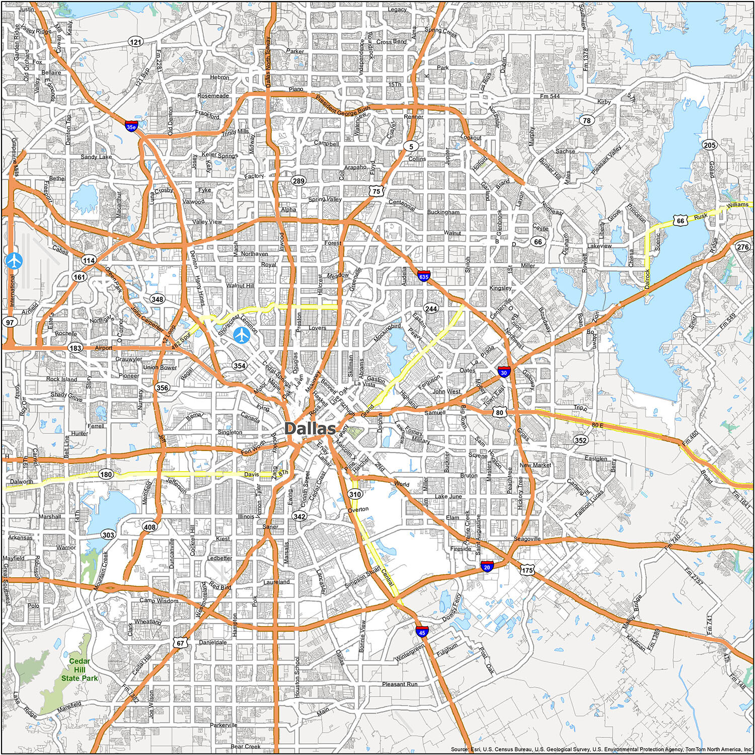 Forney Texas Map