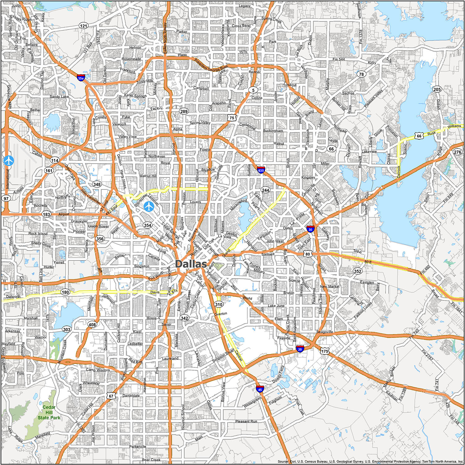 Dallas Crime Map GIS Geography