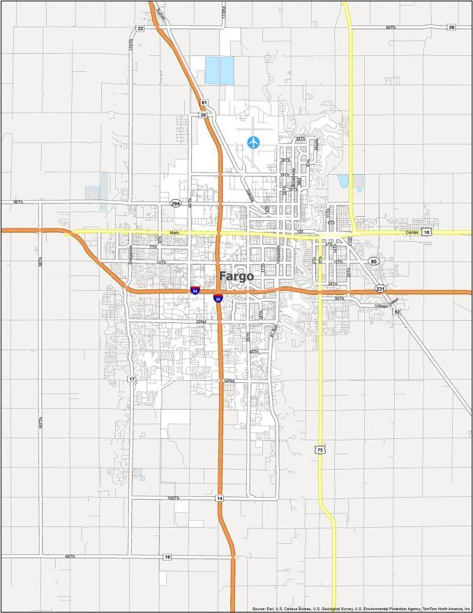 Neighborhoods of Fargo, ND Quiz By Kroaeki