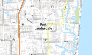 Fort Lauderdale Map, Florida