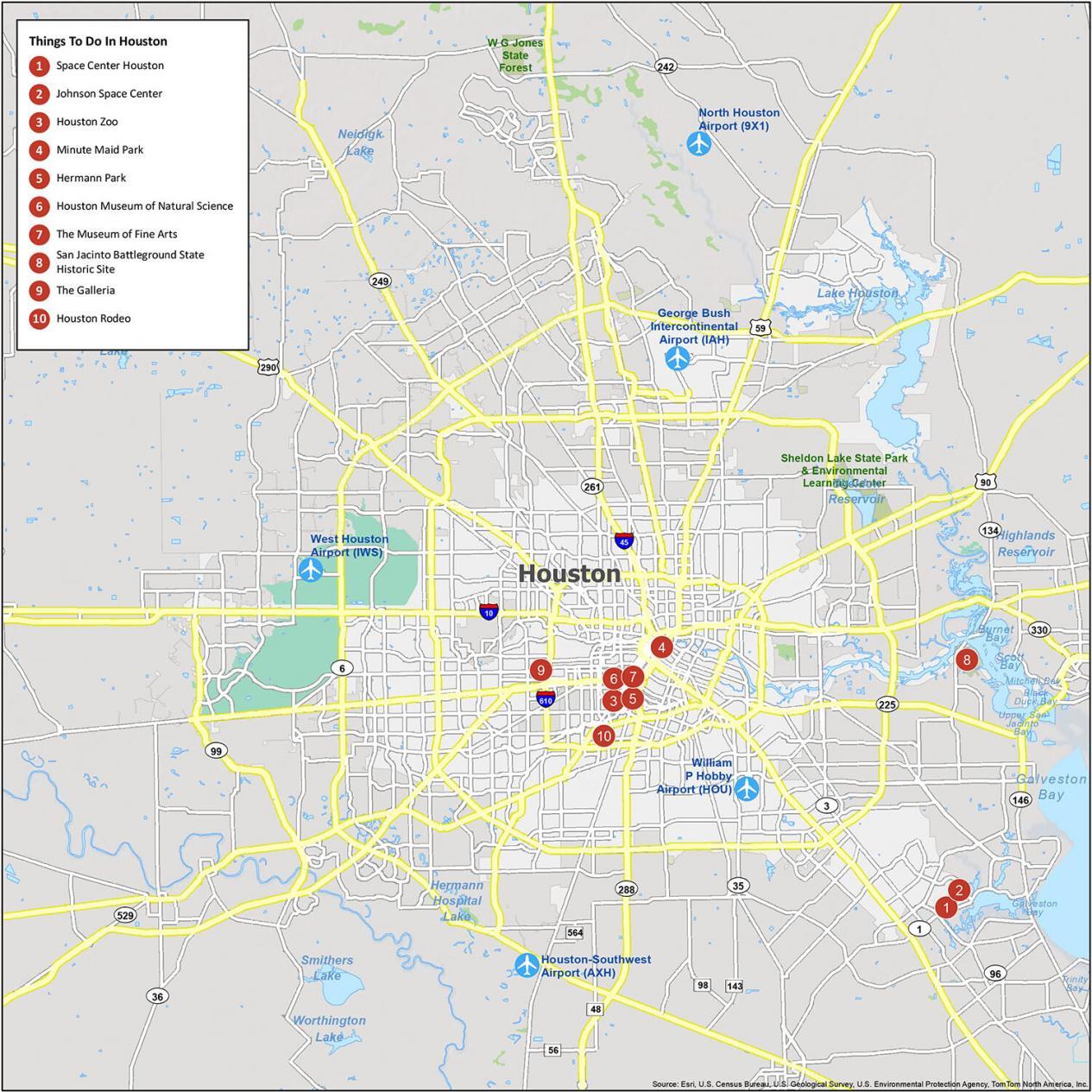 City Of Houston Utility Map Map Of Houston, Texas - Gis Geography