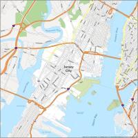 Jersey City Road Map
