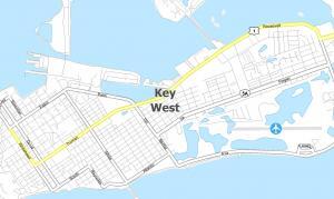 Key West Map, Florida