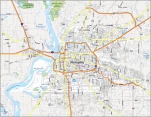 Map of Memphis [Tennessee] - GIS Geography