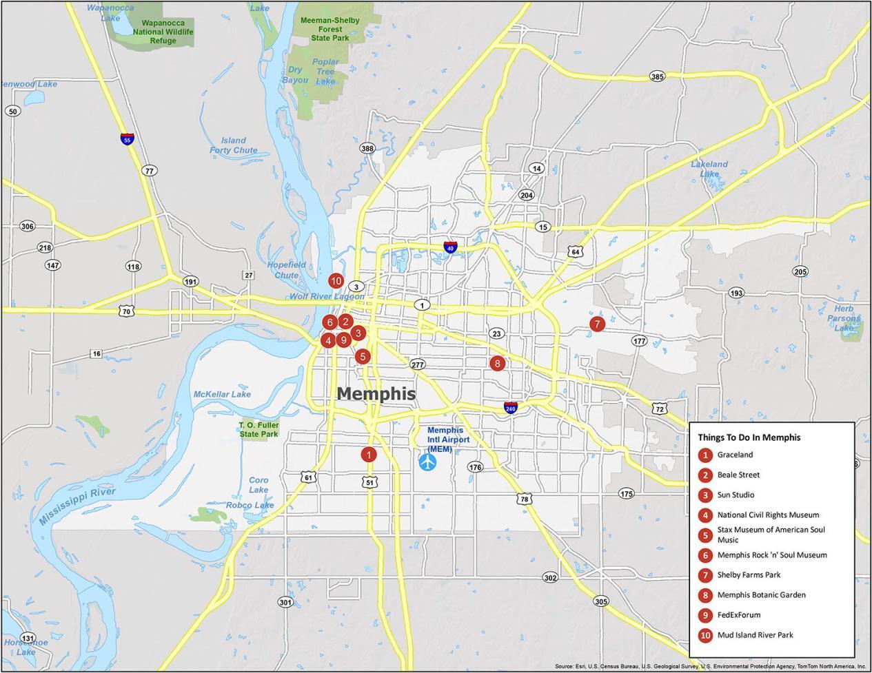 Memphis, Tennessee - WorldAtlas