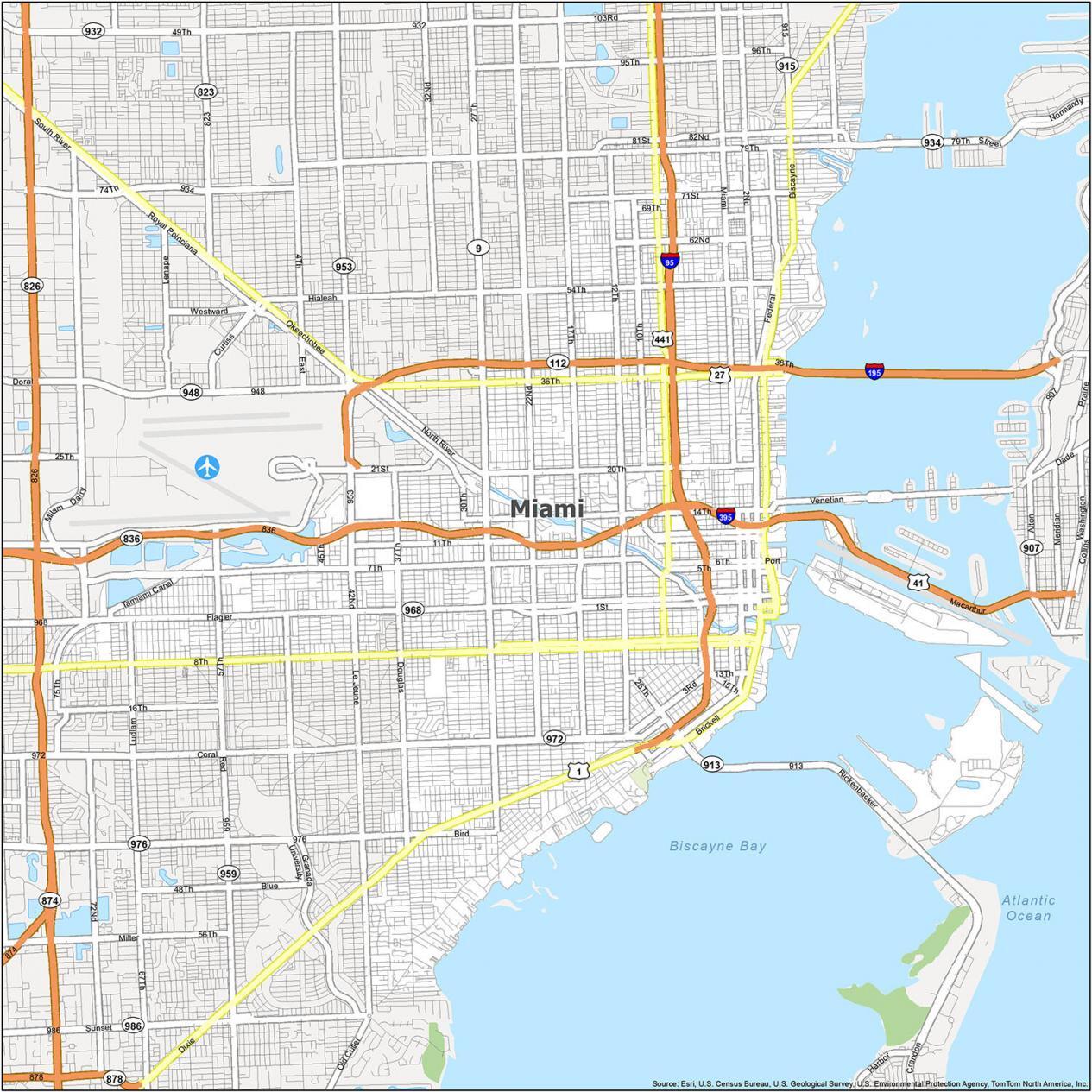 Map of the Miami Design District