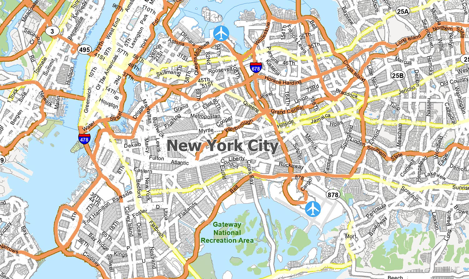 Map New York City Area Get Latest Map Update