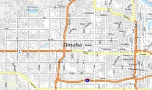 Omaha Nebraska Map