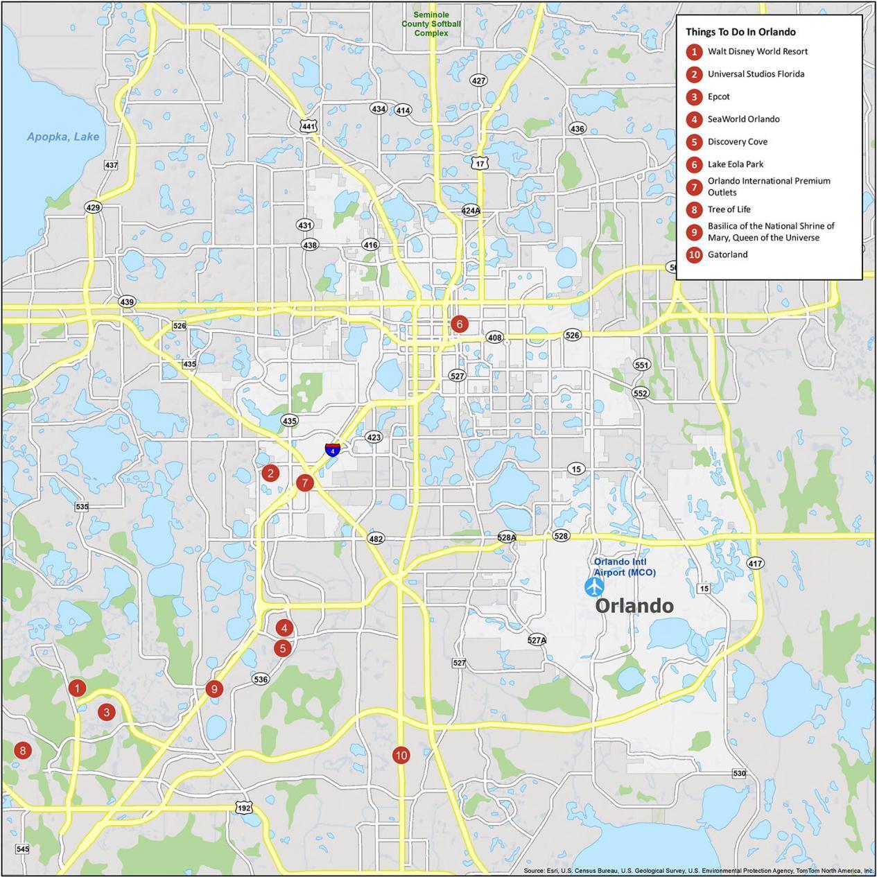 Florida, Orlando and Theme Park Maps – Take Me To ORLANDO!