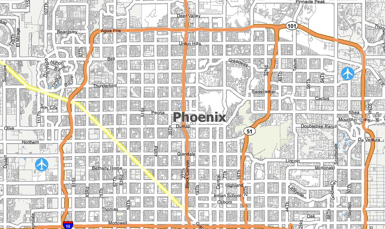 directions to phoenix arizona