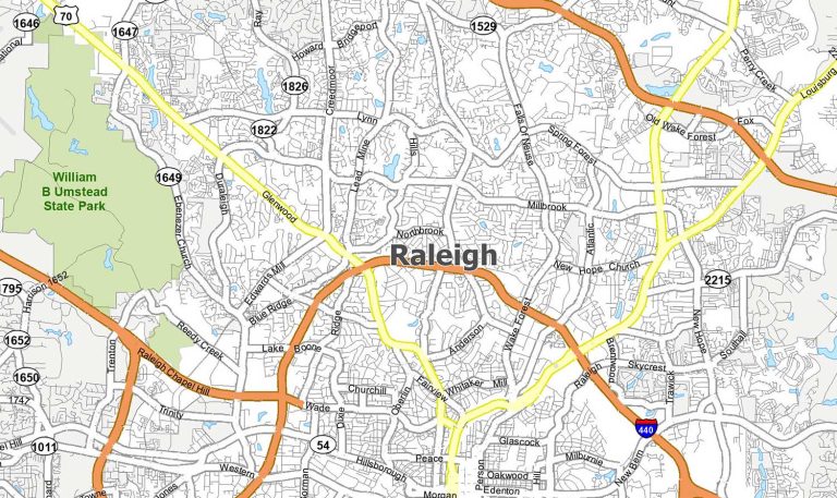 North Carolina Map Archives GIS Geography
