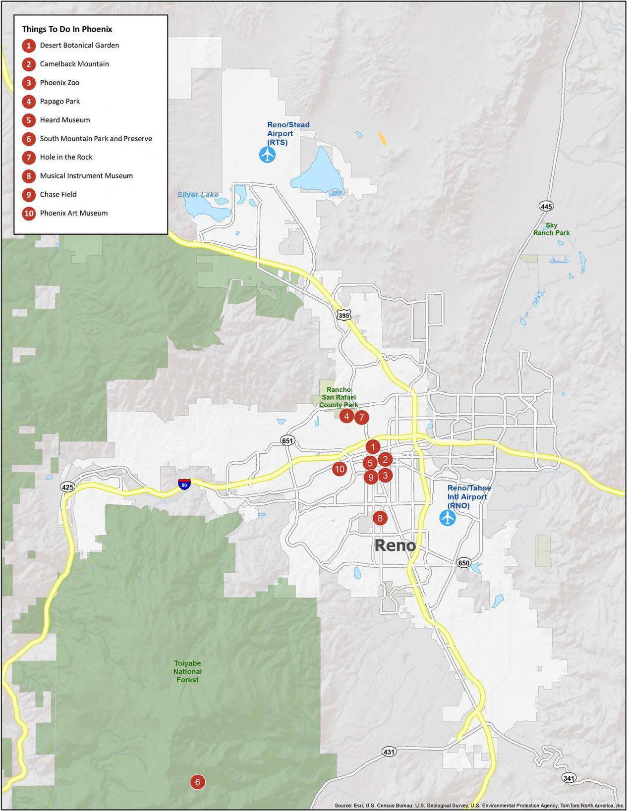 City Of Reno Maps Reno Nevada Map - Gis Geography